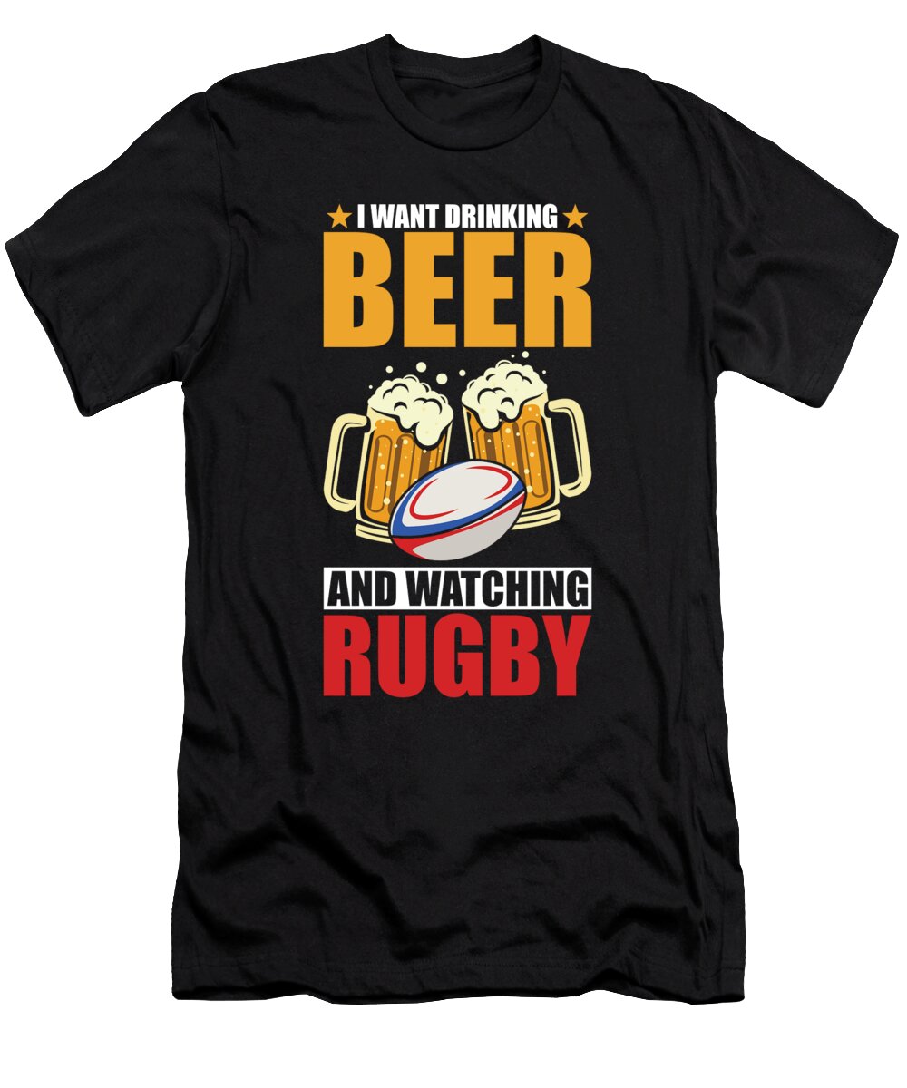 Rugby and Beer Manuel Schmucker T-Shirt
