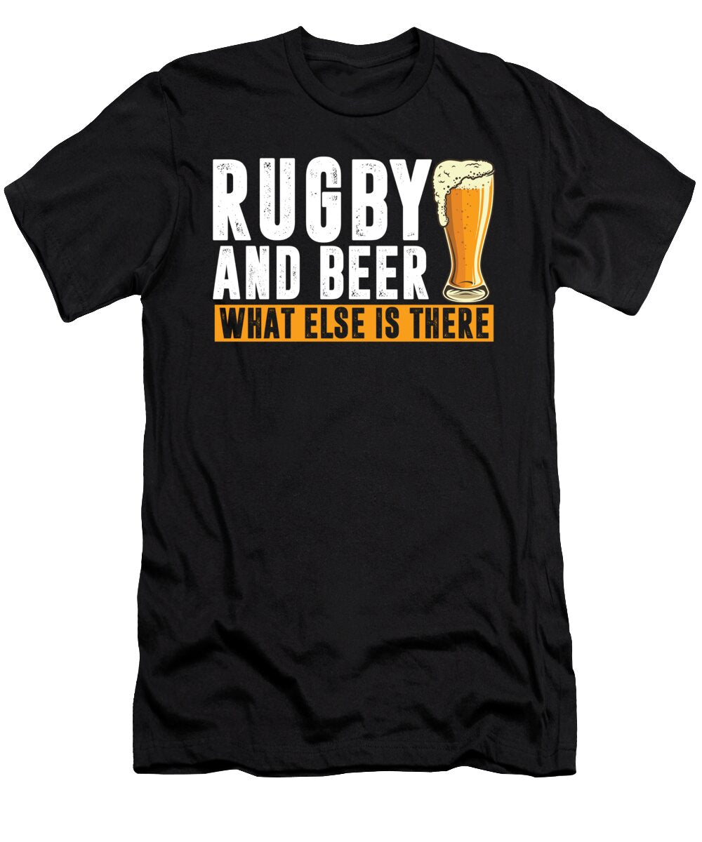 Rugby and Beer Rugby Player Rugby Team Gift Thomas Larch T-Shirt