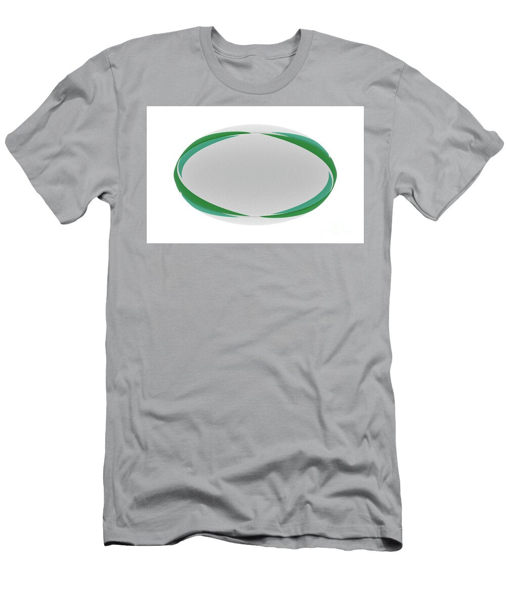Rugby Ball Green Design Allan Swart T-Shirt