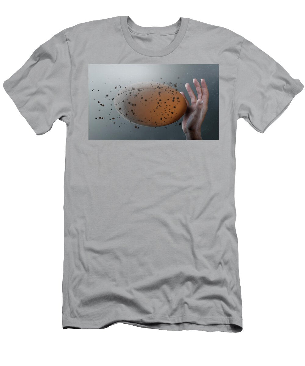 Rugby Ball in Flight Allan Swart T-Shirt