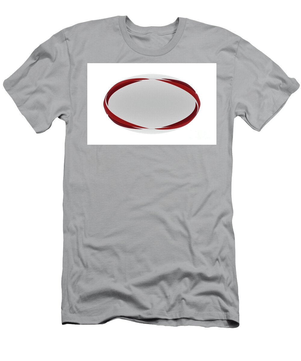 Rugby Ball Red Design Allan Swart T-Shirt
