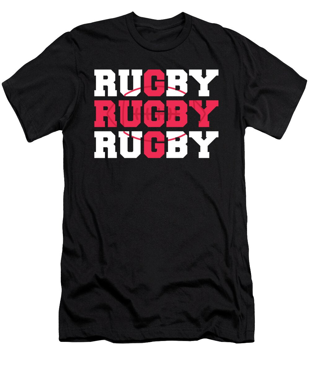 Rugby Ball Rugby Player American Football Gift Thomas Larch T-Shirt