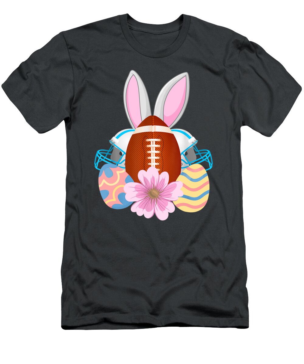 Rugby Easter Day Gift Funny Bunny Eggs Rugby Lover Julie Hurst T-Shirt