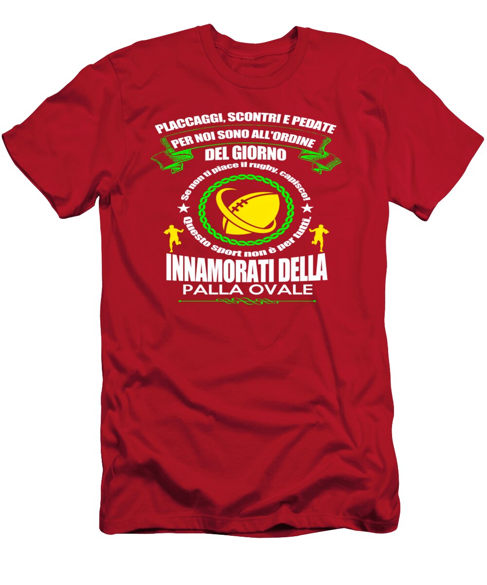 Rugby Enthusiast Graphic Design Milar Style T-Shirt