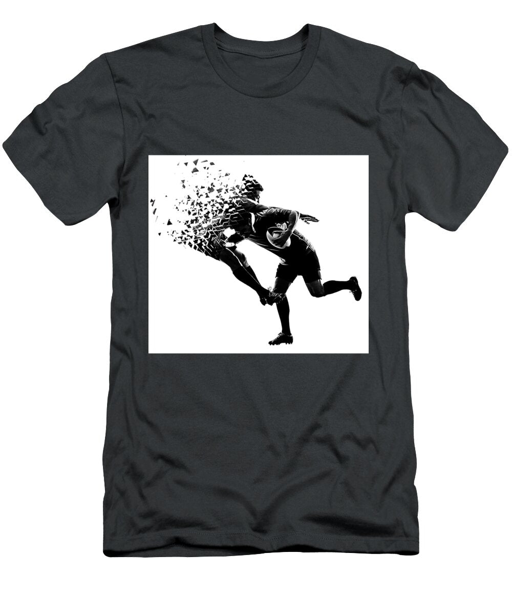 Rugby Football Awesome Unique Shattered Roch Quint T-Shirt