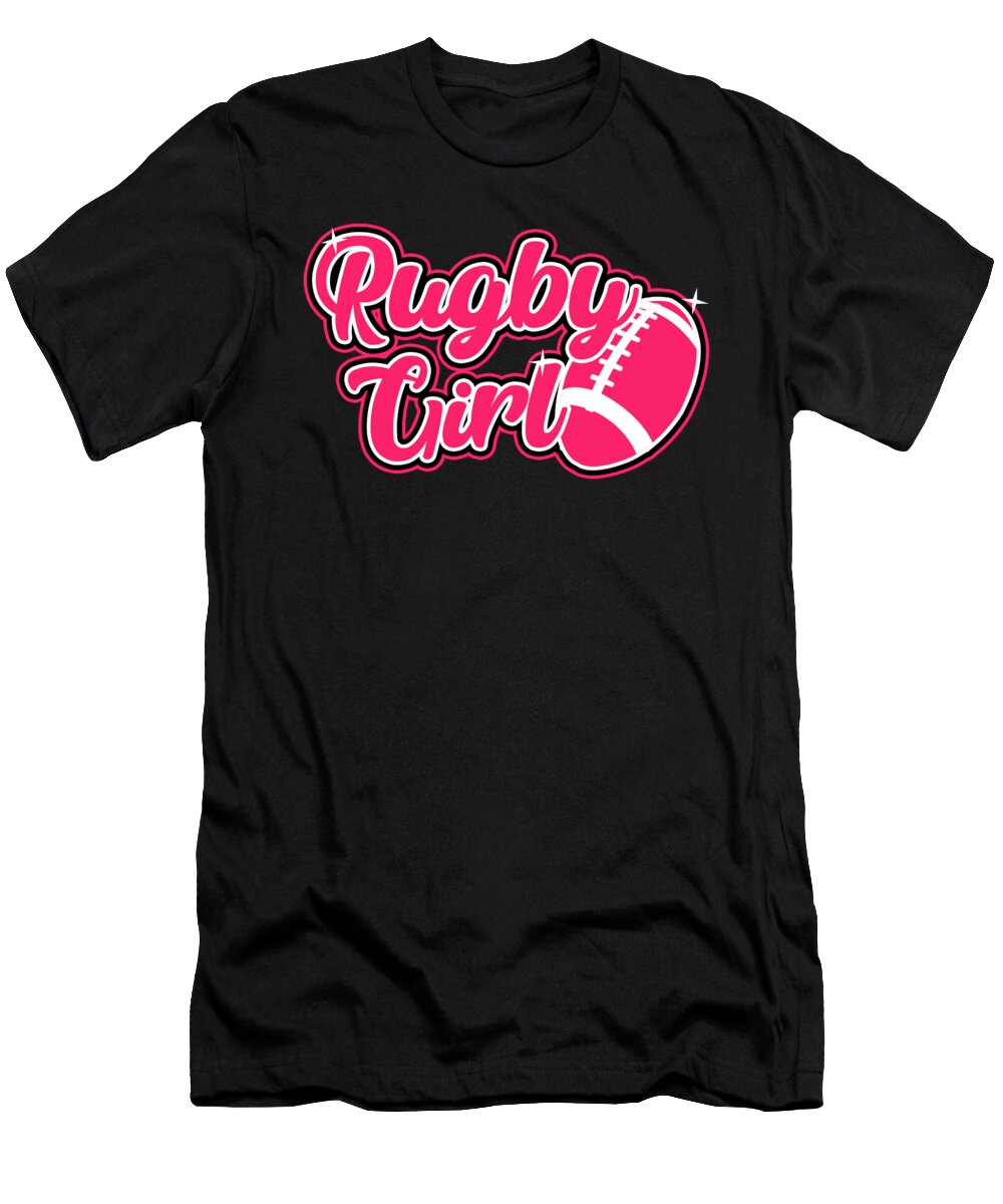 Rugby Girl Rugby Team Rugby Player Female Gift Thomas Larch T-Shirt