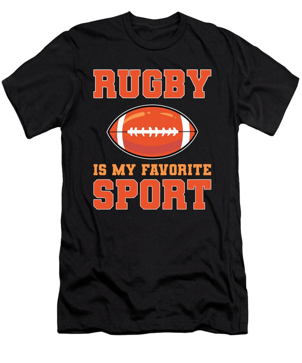 Rugby Is My Favorite Sport Print Alessandra Roth T-Shirt