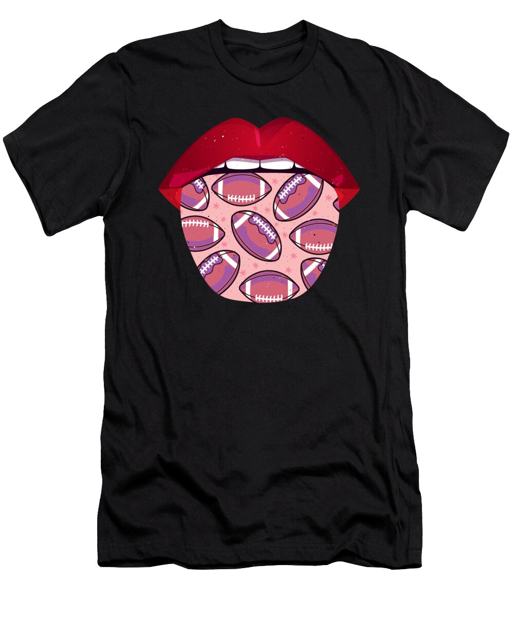 Rugby Lips League Union Player Rugby Crazy Squirrel T-Shirt