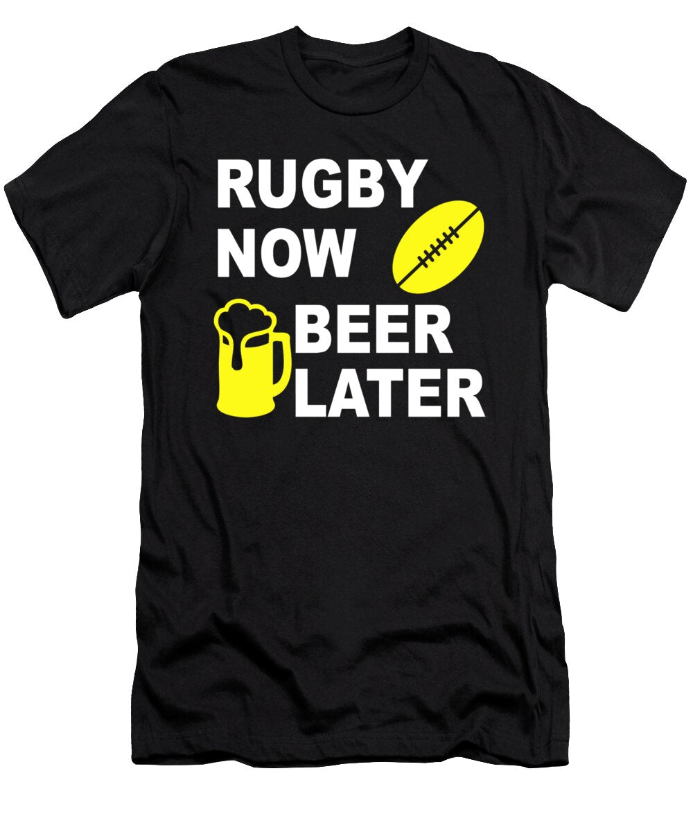 Rugby Now Beer Later Tinh Tran Le Thanh T-Shirt