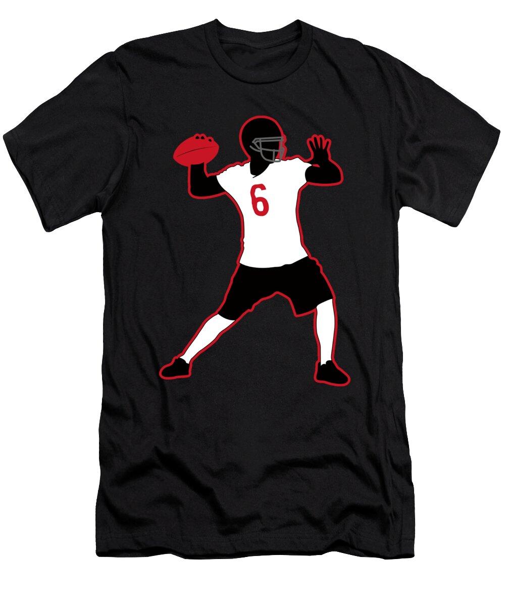 Rugby Player Rugby Ball Rugby Helmet American Football Gift Thomas Larch T-Shirt