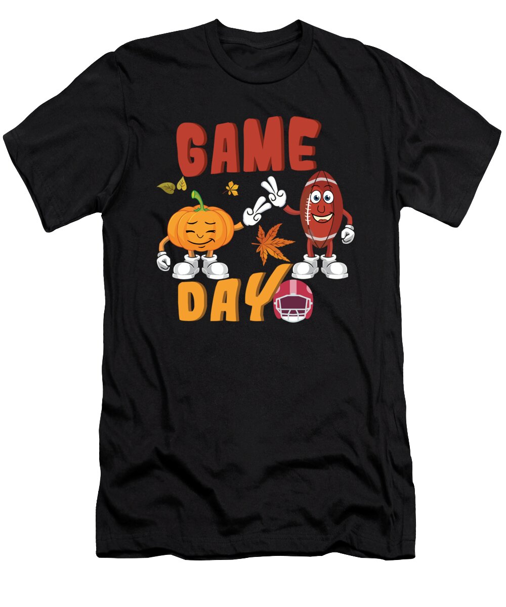 Rugby Pumpkin Ball Football Fan Thanksgiving Shirtom T-Shirt