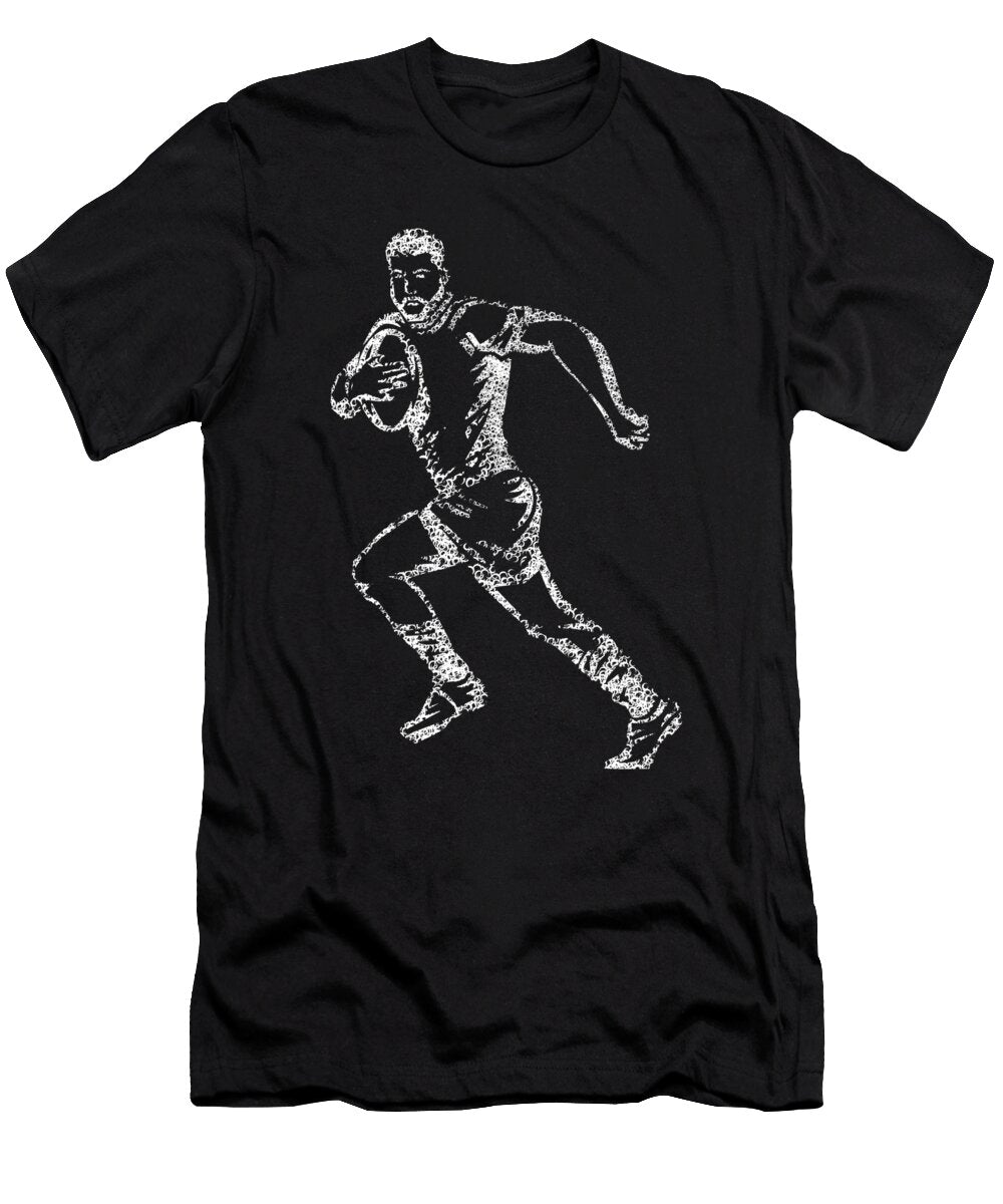 Rugby Sport League Union Player Rugby Crazy Squirrel T-Shirt
