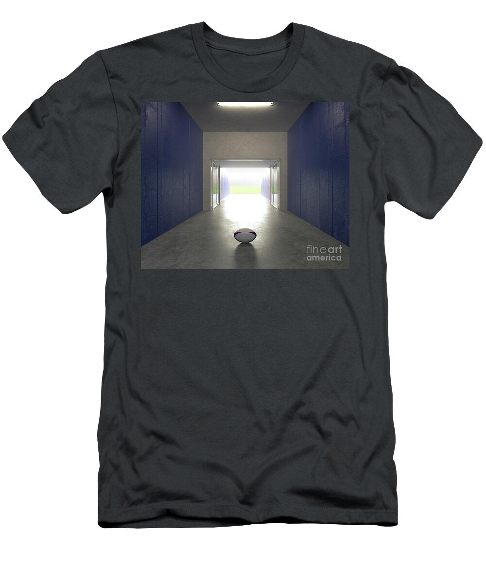 Rugby Sports Stadium Tunnel Entrance Allan Swart T-Shirt