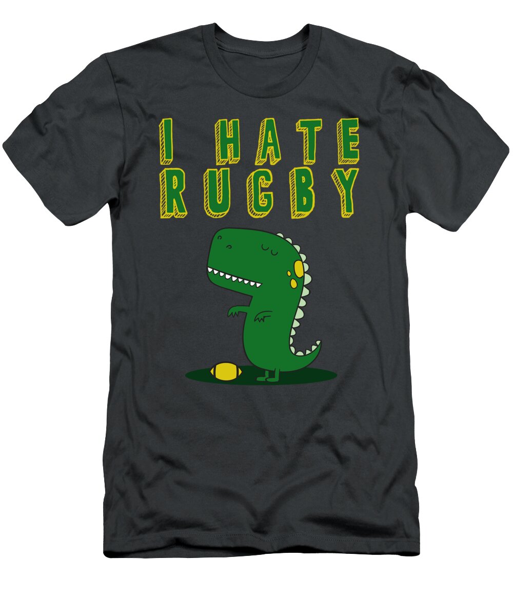 Rugby Trex for Men Women Kids Player League Football Crazy Squirrel T-Shirt