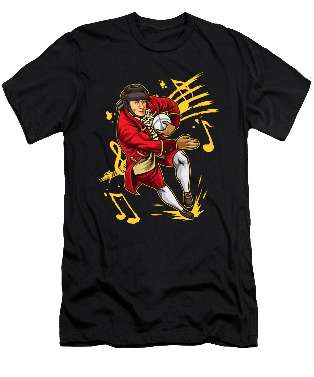 Rugby Wolfgang Amadeus Mozart Mister T-Shirt