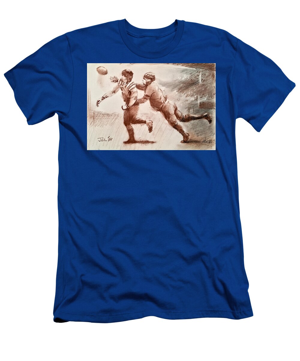 Sacking the Qb John Delorimier T-Shirt