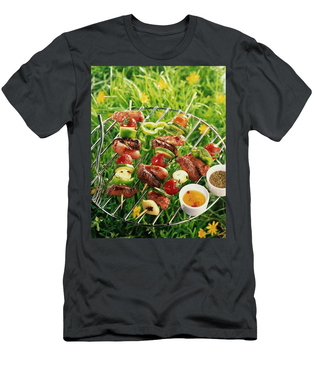 Sausage and Vegetable Skewers Marielle T-Shirt