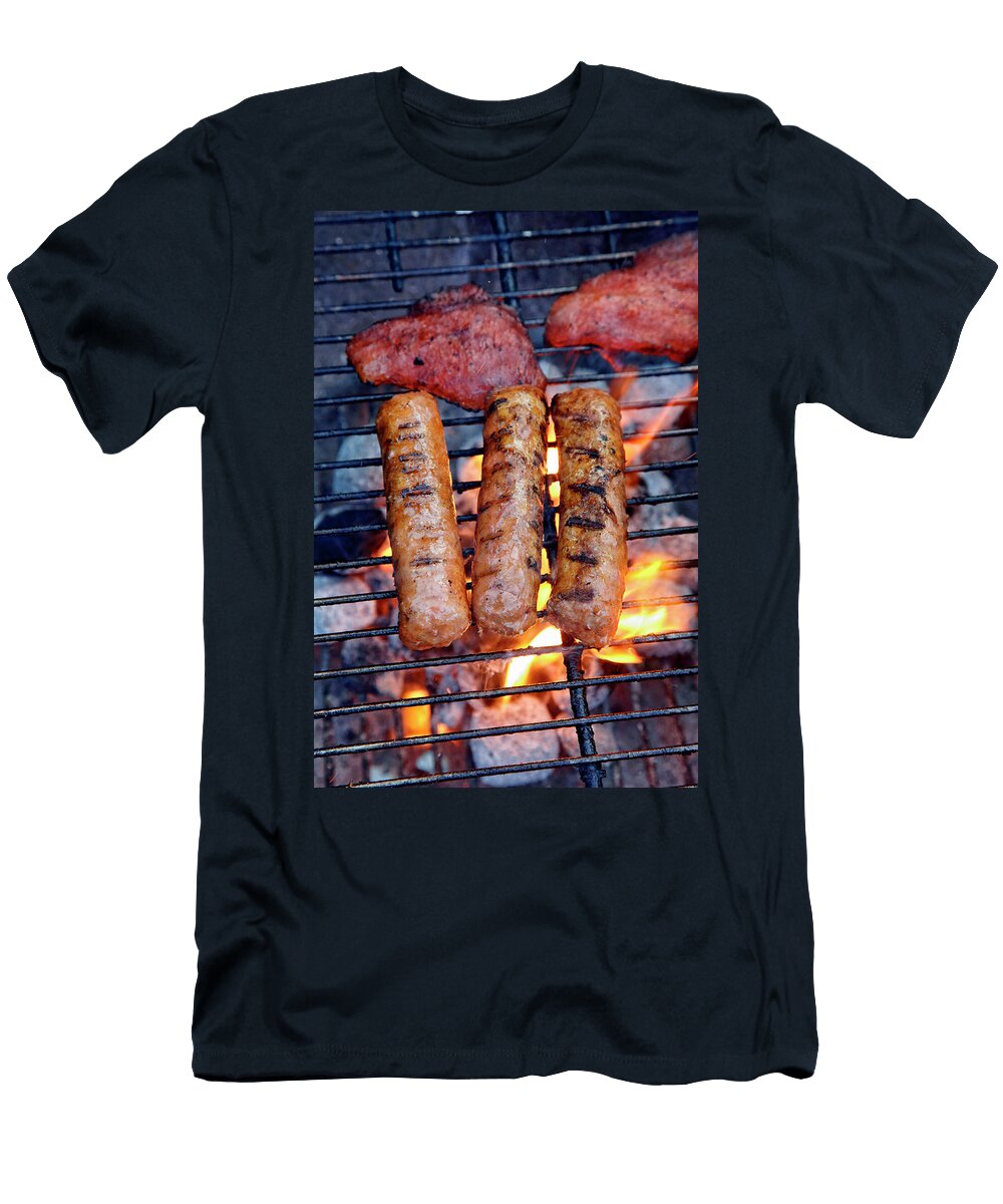 Sausages on Grill Petr Gross T-Shirt