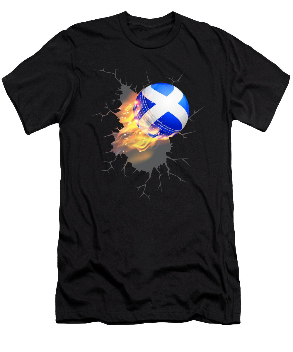 Scotland Cricket Kit 2019 Scottish International Players Fans Gift Martin Hicks T-Shirt