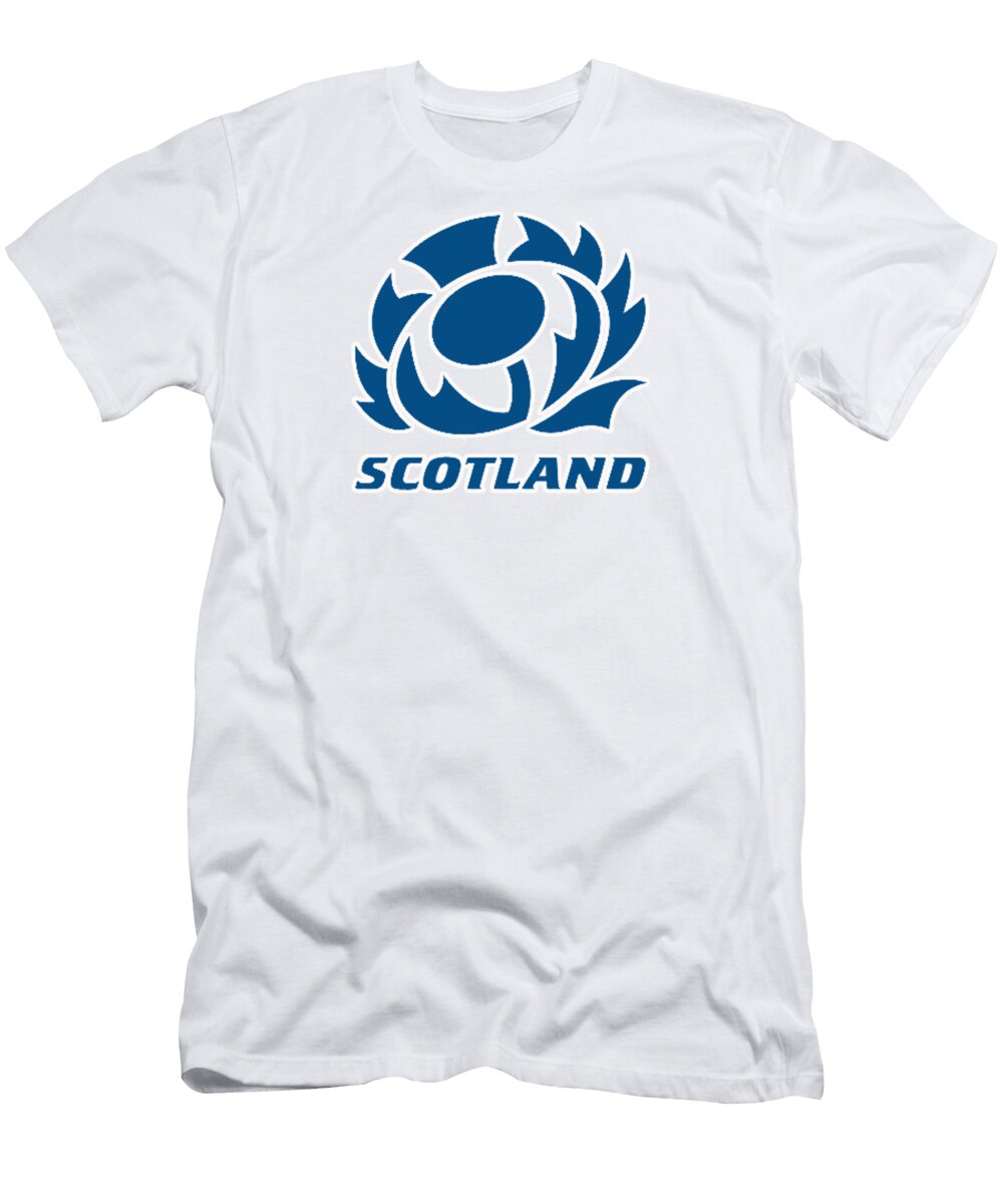 Scotland Rugby Logo the Thistle Laila Mayak T-Shirt