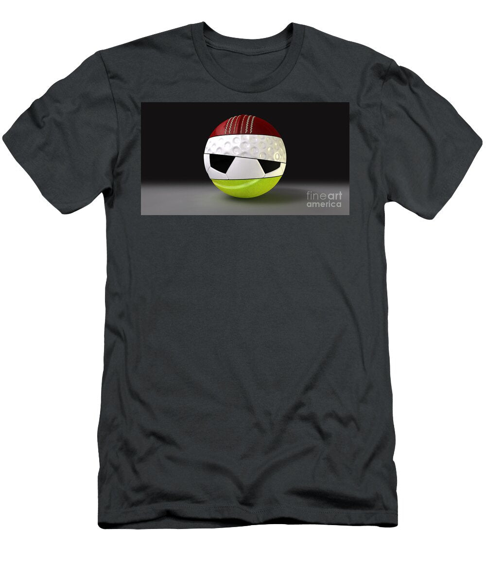 Segmented Round Sports Ball Allan Swart T-Shirt