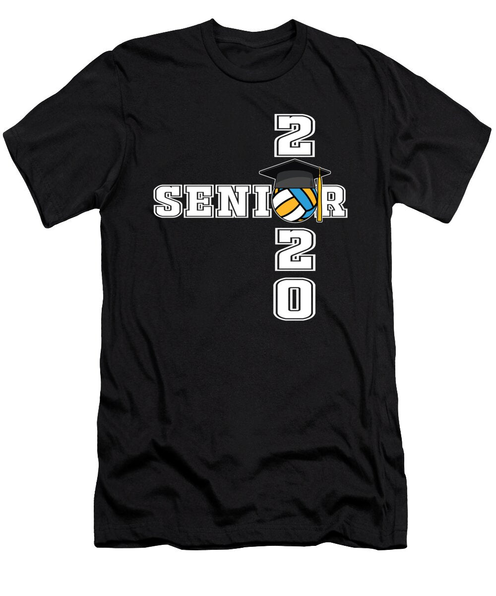 Senior 2020 Volleyball Players High School Graduation Gift Martin Hicks T-Shirt