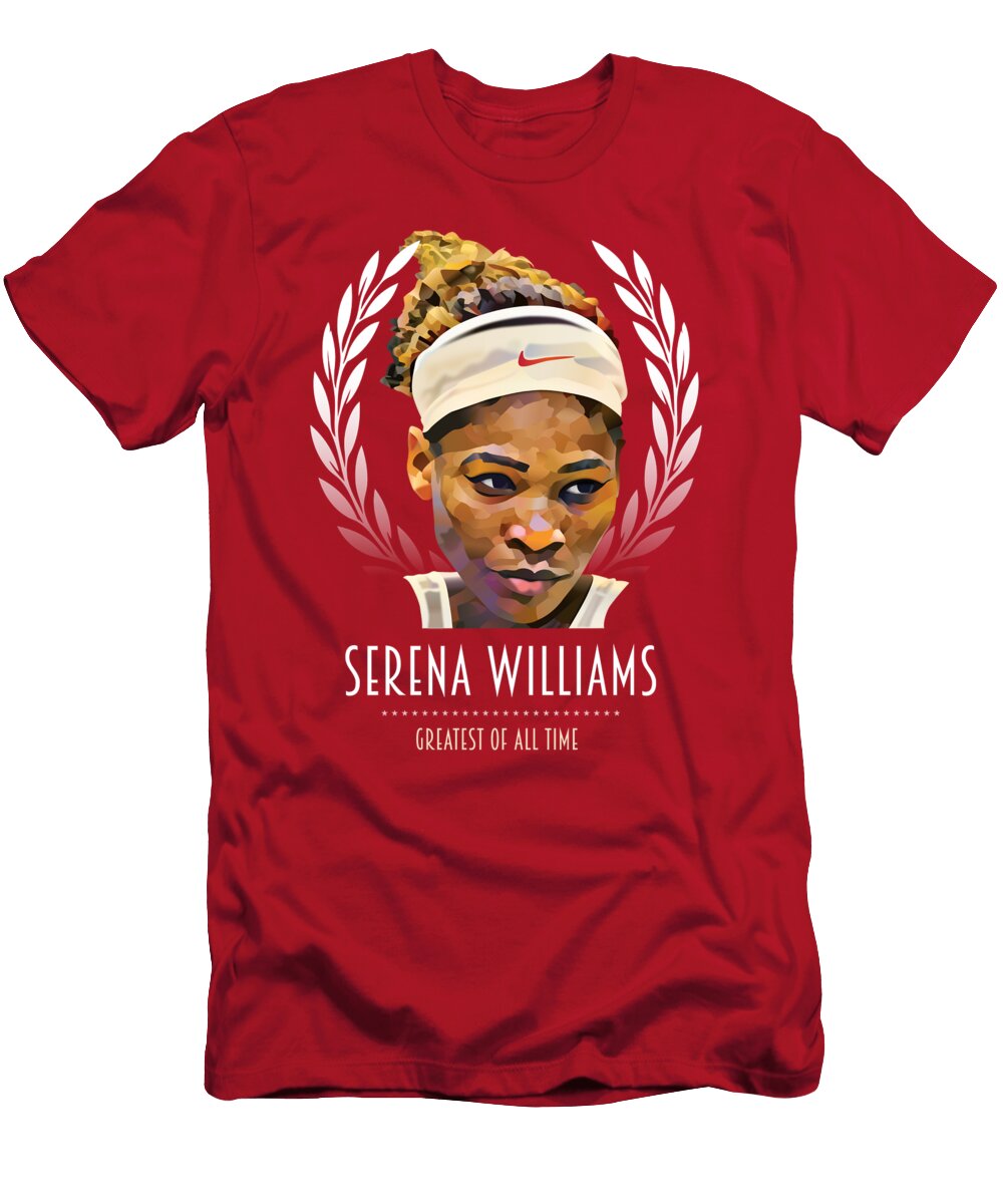 Serena Williams Greatest of All Time Movie Poster Boy T-Shirt
