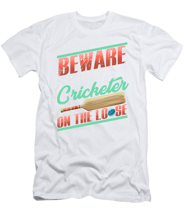 Serial Cricketer on the Loose Cricket Lover Kanig Designs T-Shirt
