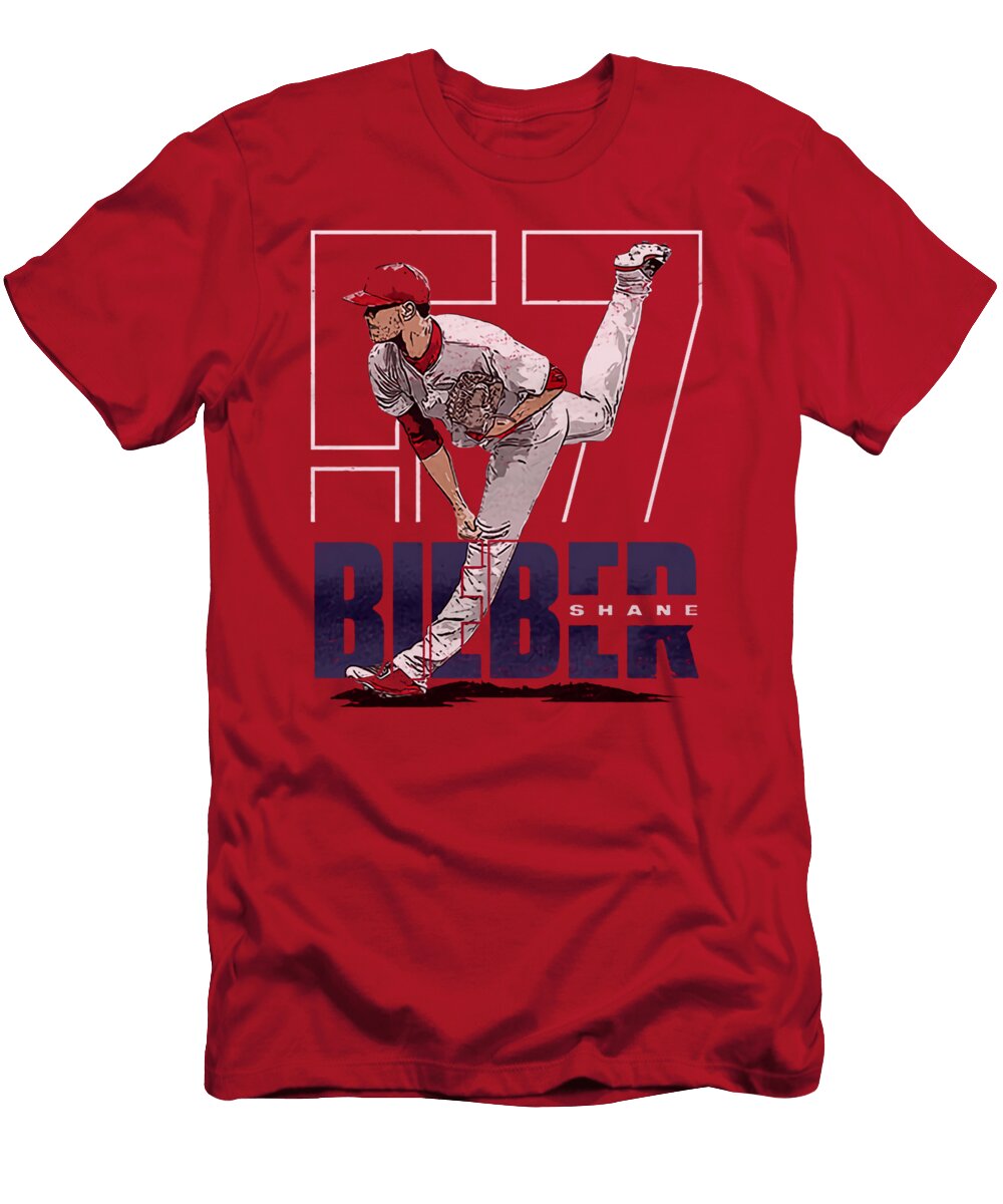 Shane Bieber Outline Kelvin Kent T-Shirt
