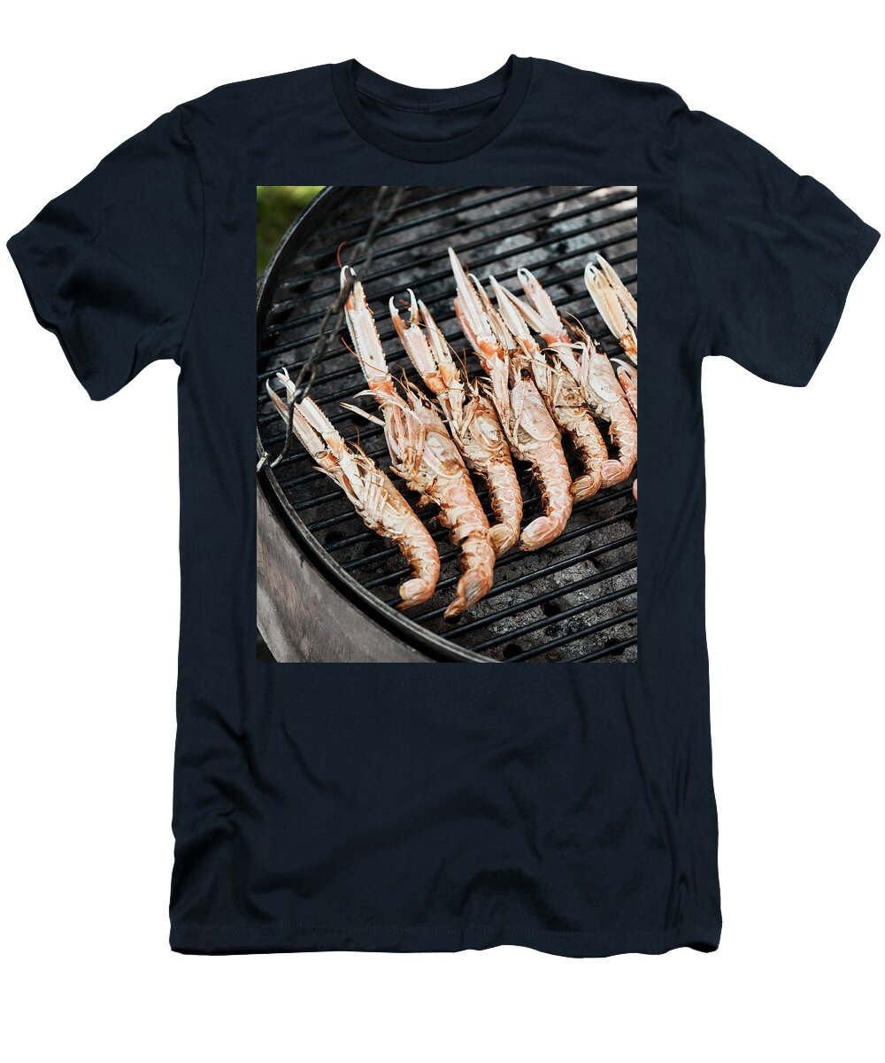 Shrimps on a Barbecue Miha Lorencak T-Shirt
