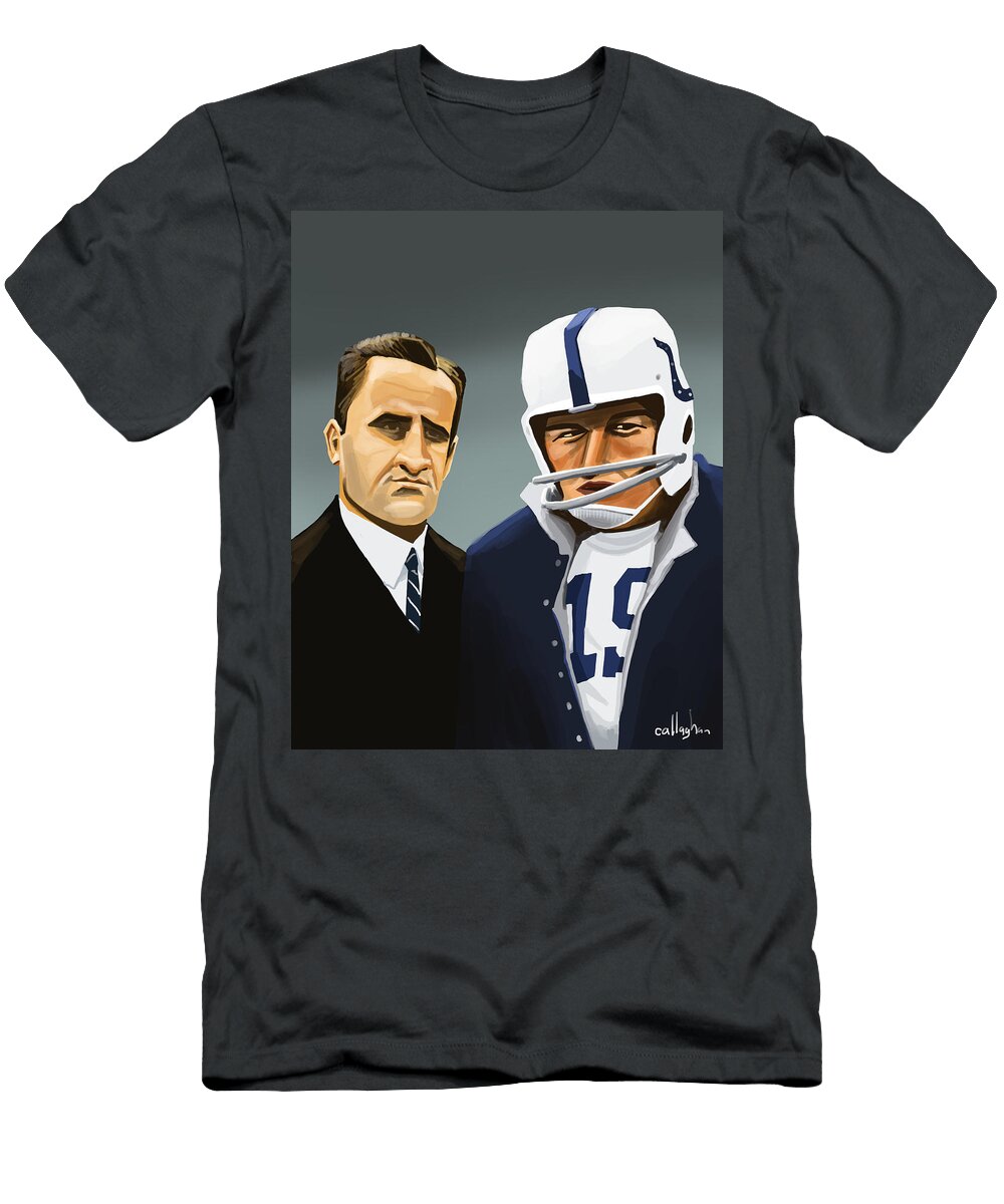 Shula and Unitas Brian Callaghan T-Shirt