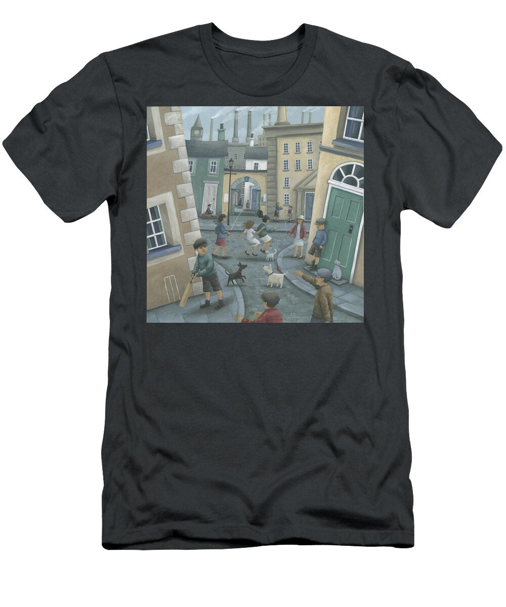 Skipping By the Green Door Peter Adderley T-Shirt