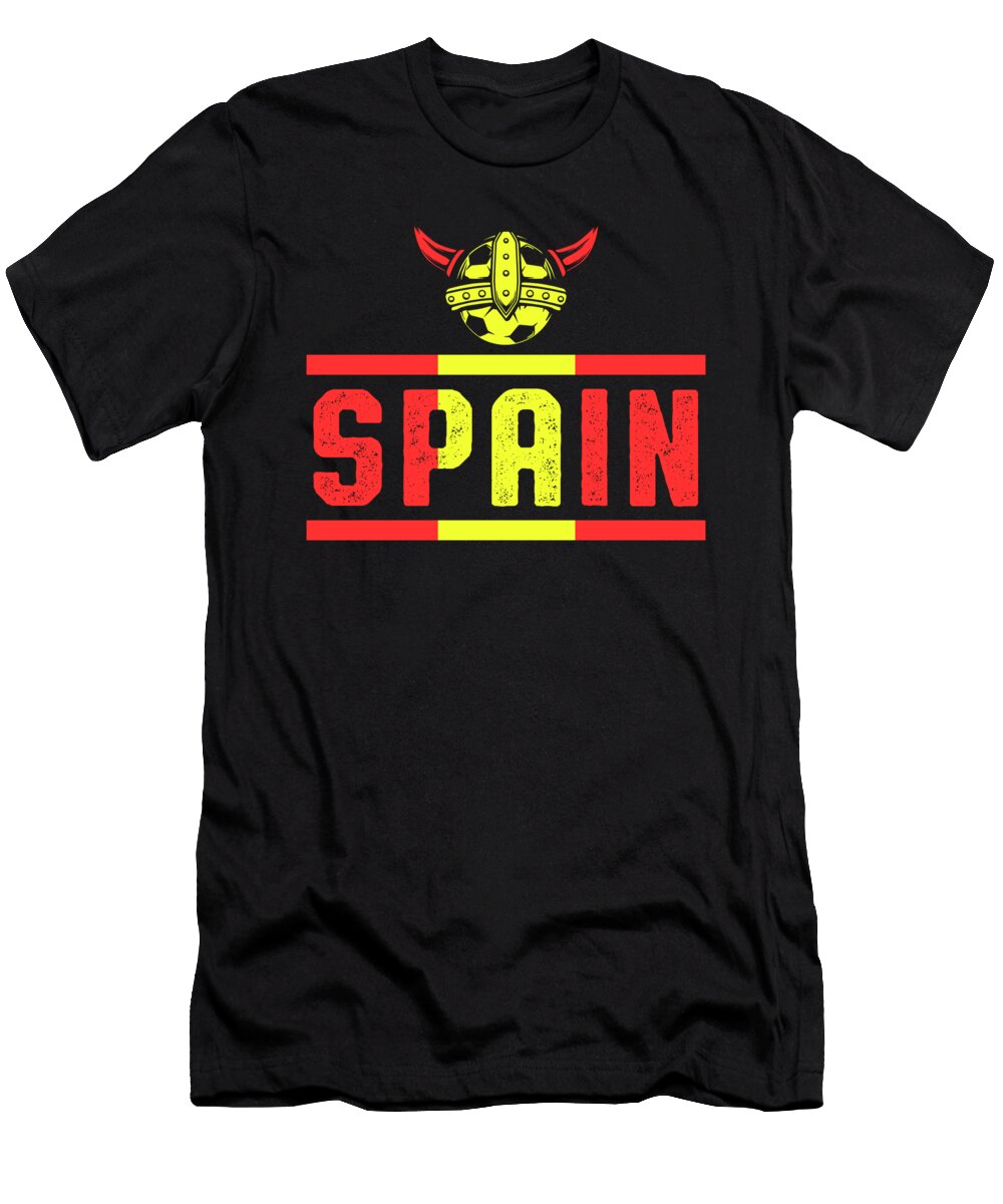 Soccer Ball Viking Spain Football Player 2021 Gift Thomas Larch T-Shirt