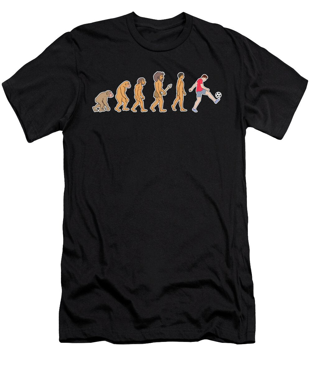 Soccer Evolution Team Sport Soccer Player Gift Muc Designs T-Shirt