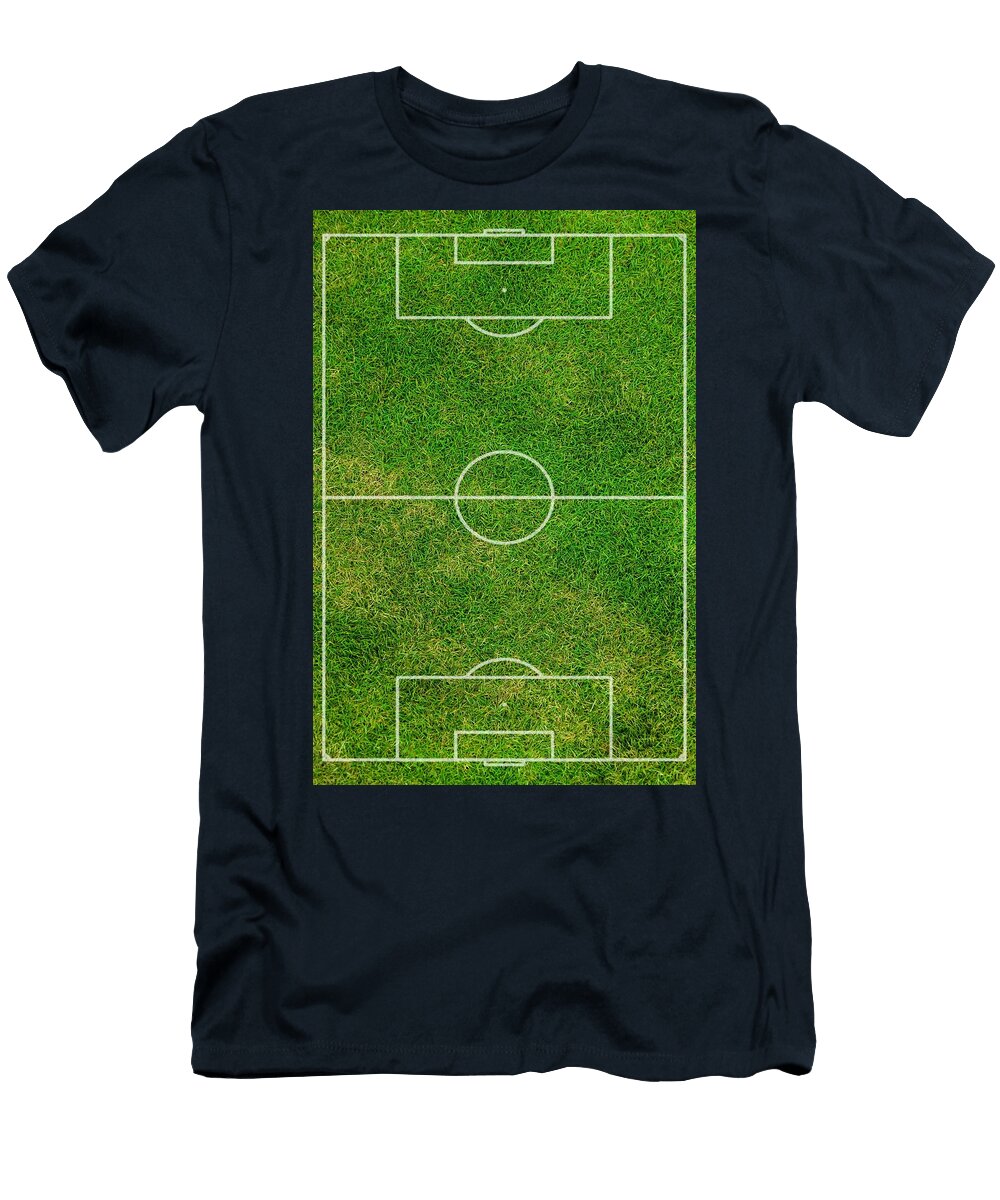 Soccer Field Football Pitch Tom Hill T-Shirt