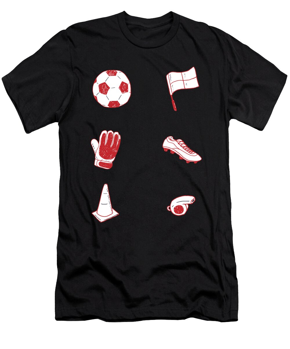 Soccer Football Accessoires Funny Gift Idea Justus Ratzke T-Shirt