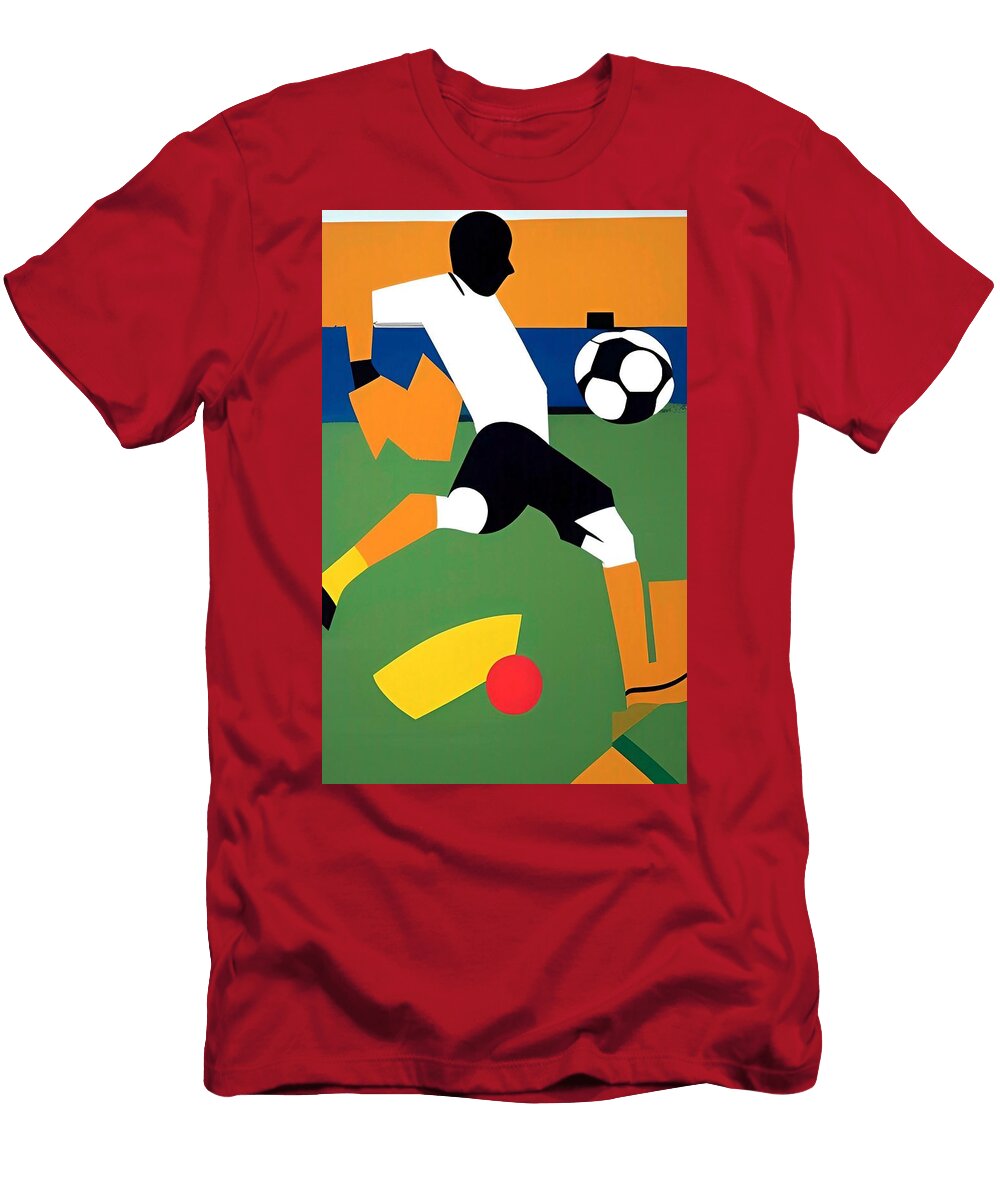 Soccer Football Art 06 Gerald Pfister T-Shirt