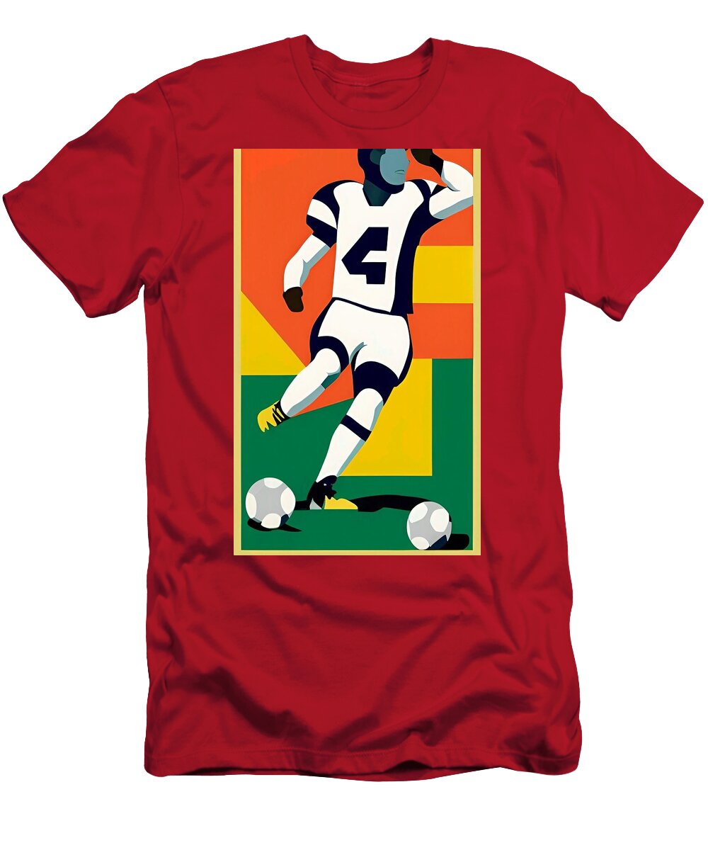 Soccer Football Art 14 Gerald Pfister T-Shirt