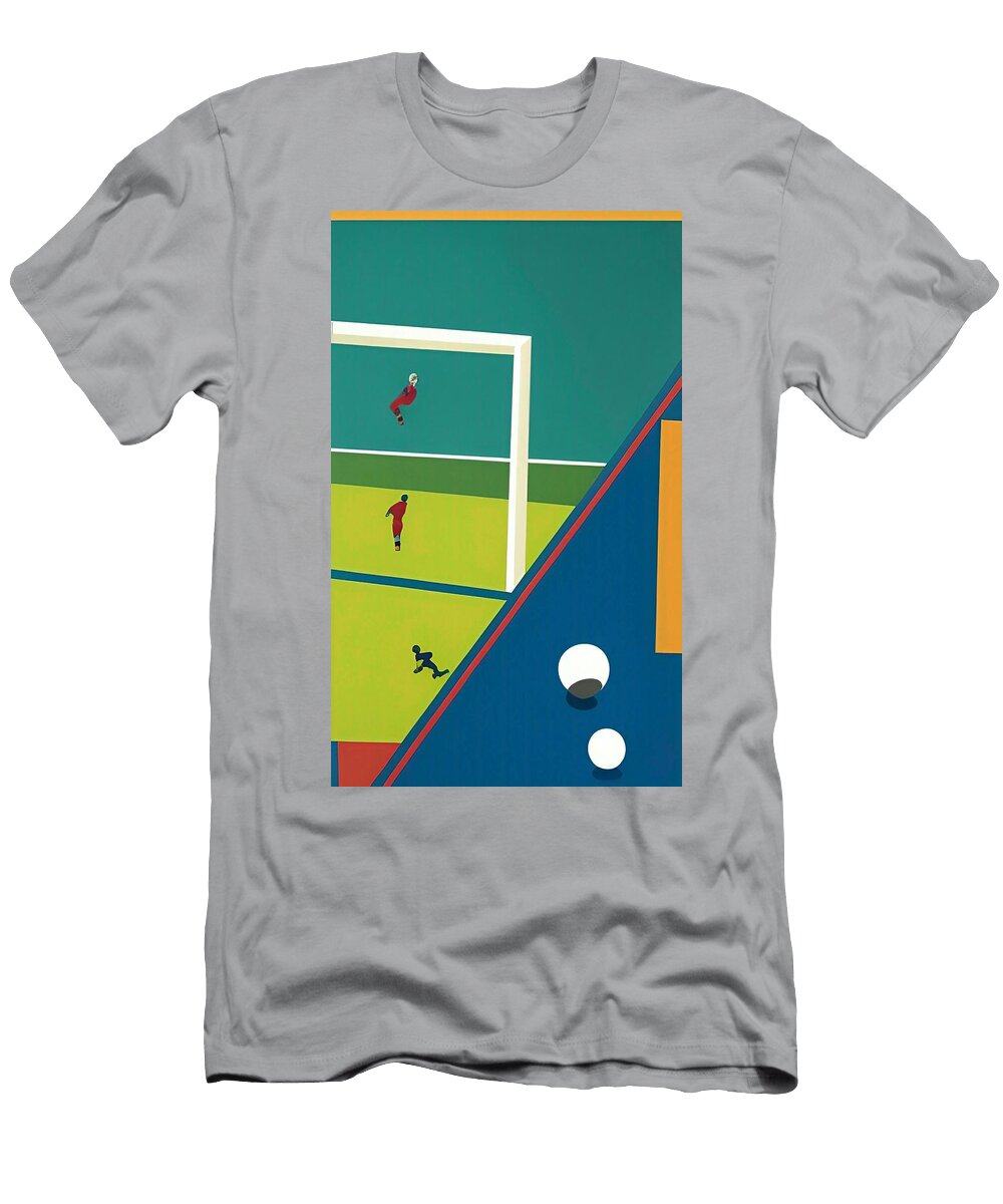 Soccer Football Art 15 Gerald Pfister T-Shirt