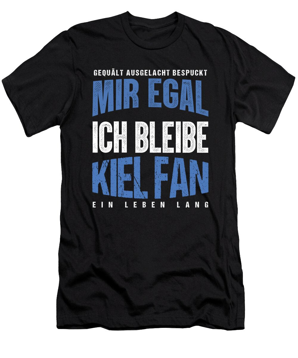 Soccer Football Goalie Germany German Gift It Doesnt Matters for Me I Remain a Kiel Fan Thomas Larch T-Shirt