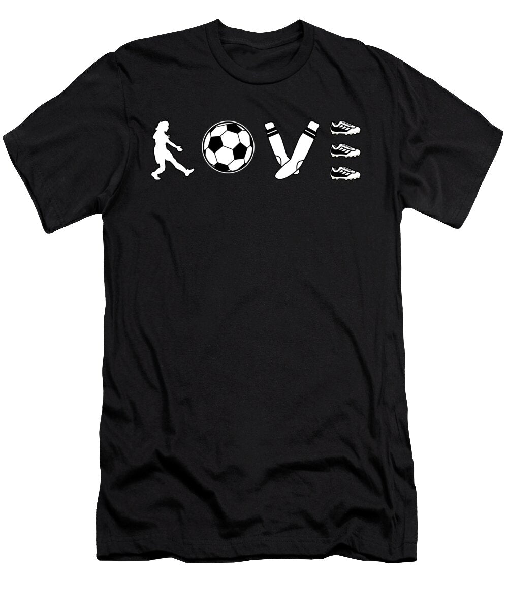 Soccer Football Player Sports Fan Funny Gift Idea Tshirtconcepts Marvin Poppe T-Shirt
