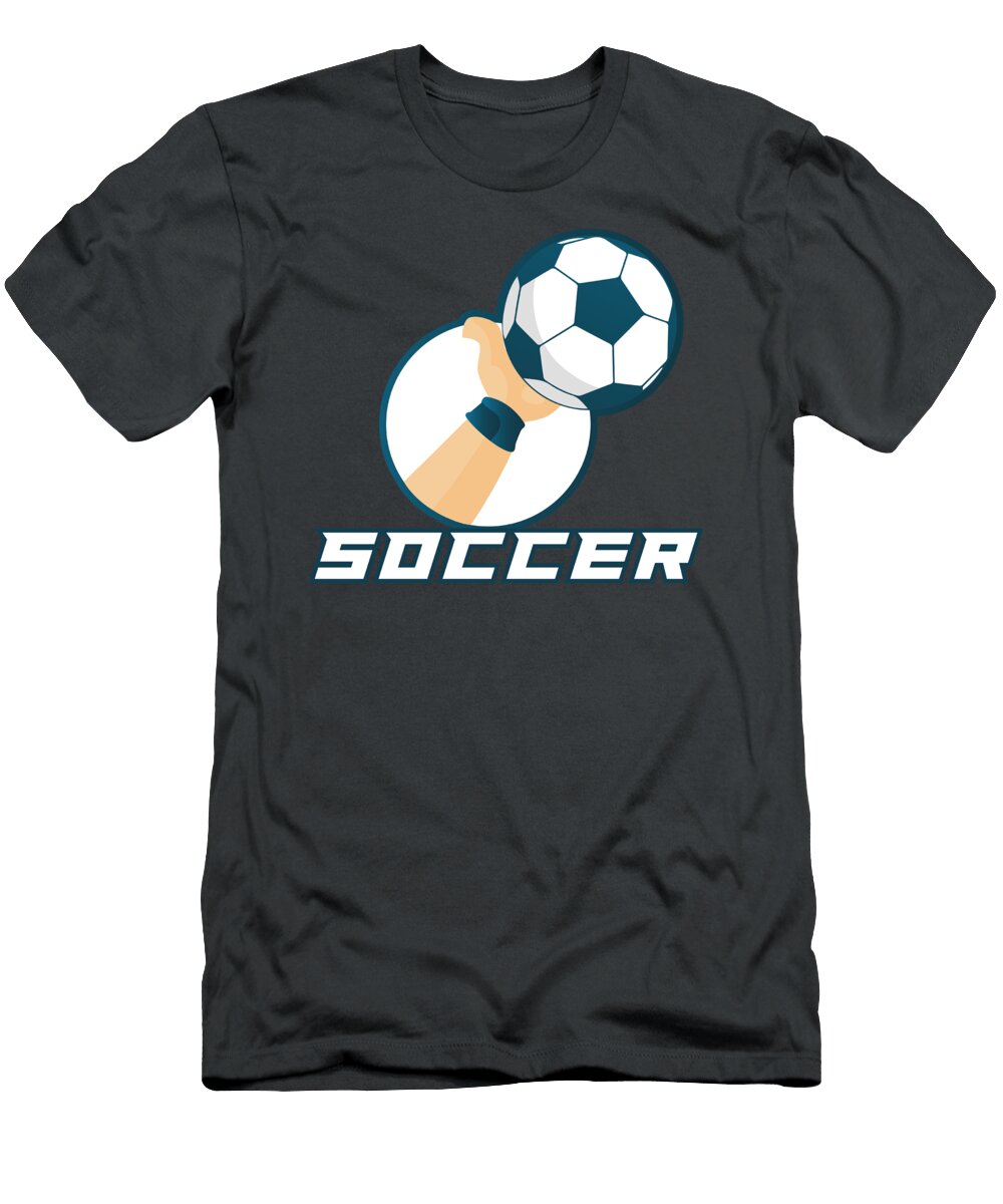 Soccer for Men Women Kids Club Tournament Player Crazy Squirrel T-Shirt