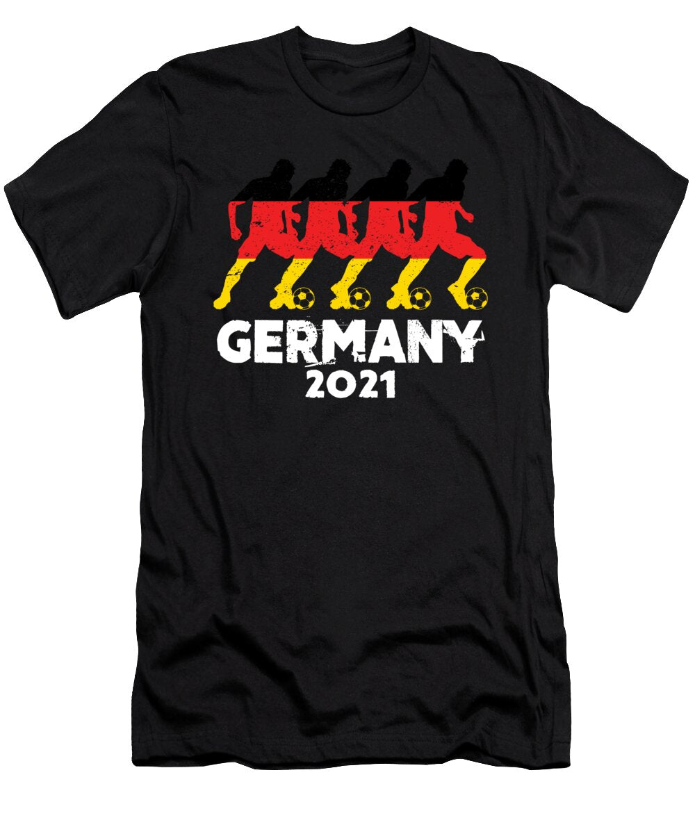 Soccer Germany Flag Football Team Player 2021 Gift Thomas Larch T-Shirt
