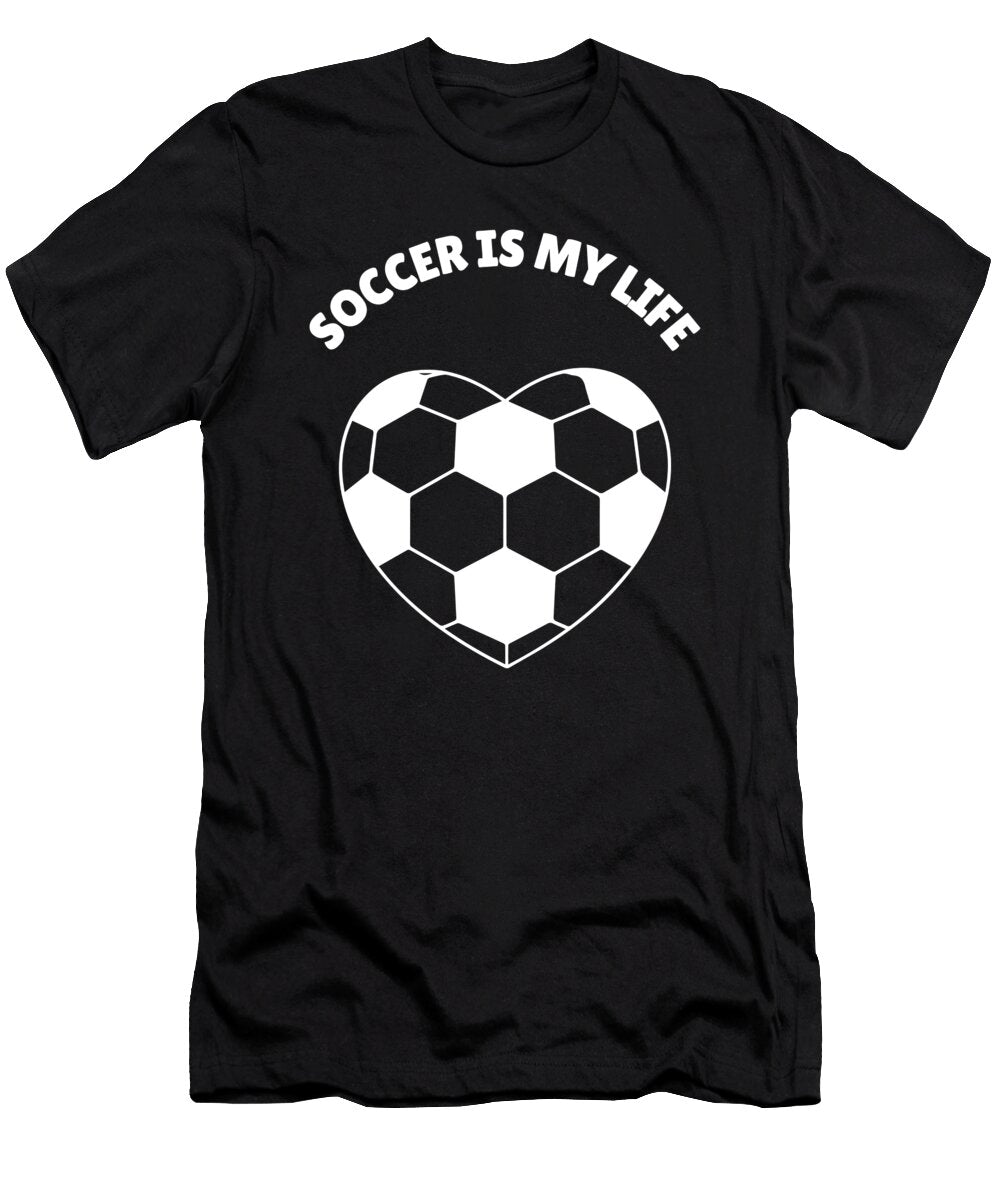 Soccer Heart Football Lover Perfect Birthday Gift Justus Ratzke T-Shirt