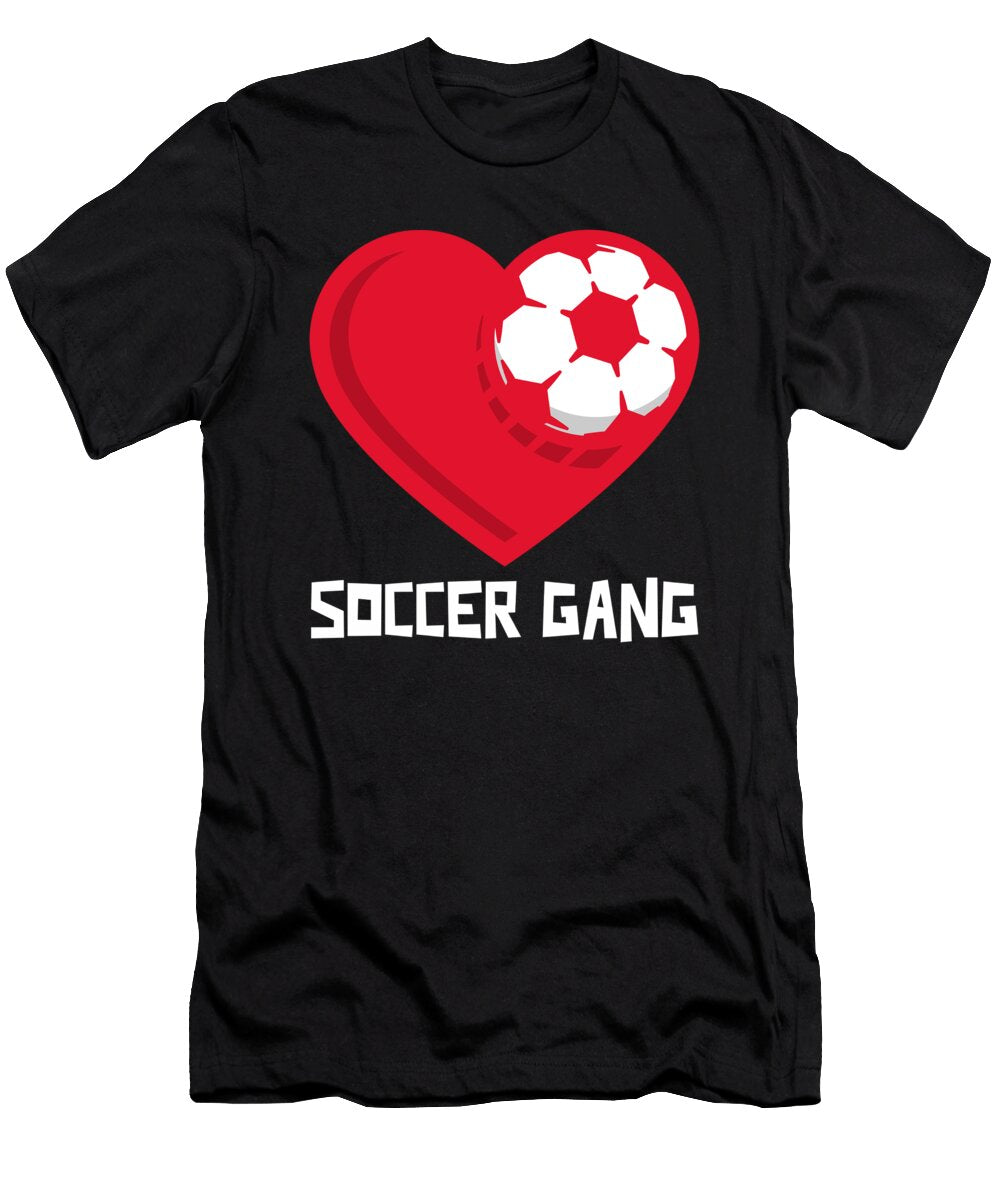 Soccer Heart Team Football Club Perfect Gift Idea Justus Ratzke T-Shirt