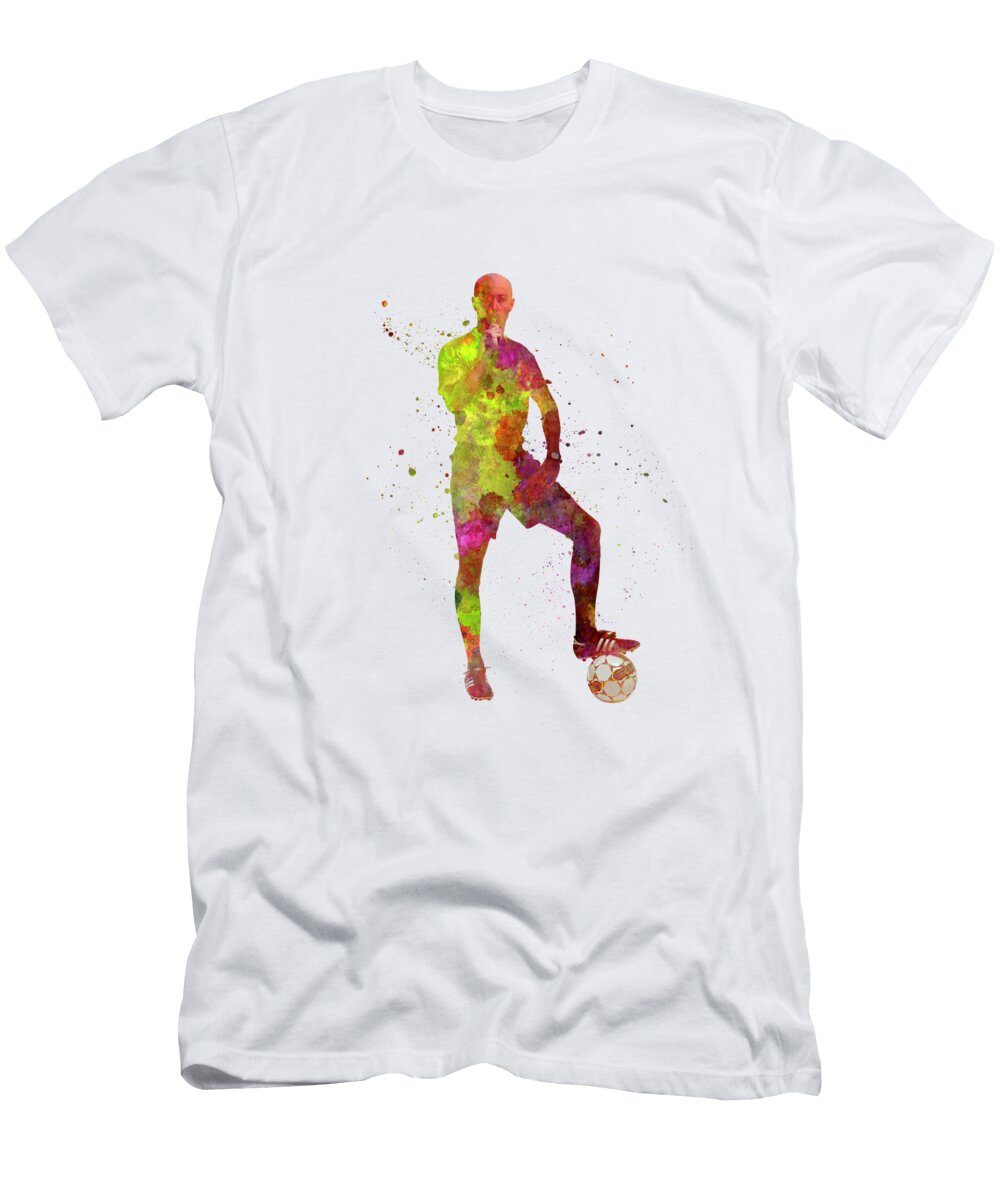 Soccer Referee in Watercolor Cristina Romero T-Shirt