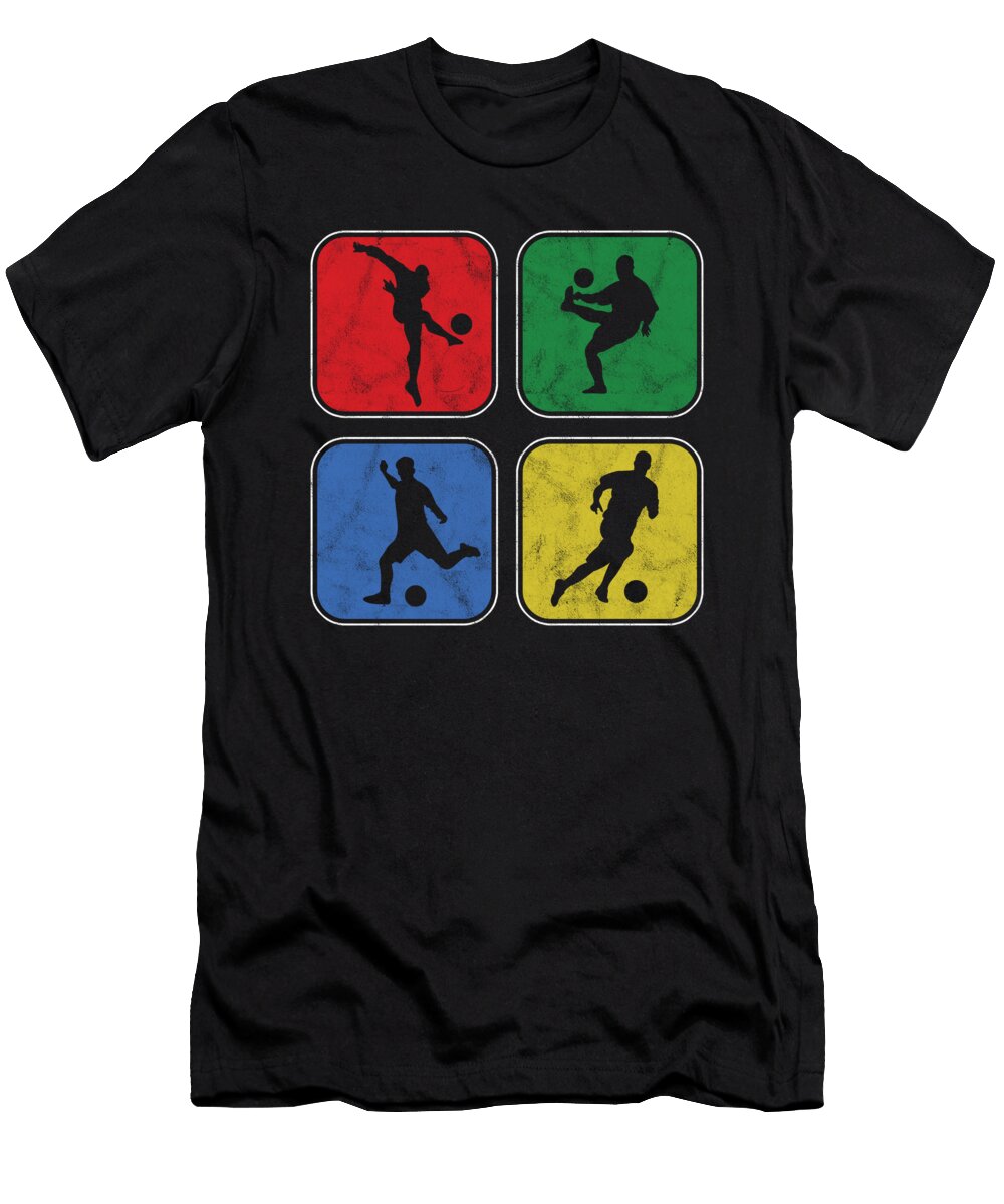 Soccer Retro Vintage Goalie Football Players Goalie Rugby Team Sports Gift Thomas Larch T-Shirt