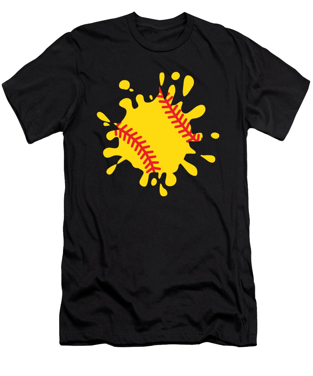 Softball Baseball Pitcher Catcher Ball Bat Gift Thomas Larch T-Shirt