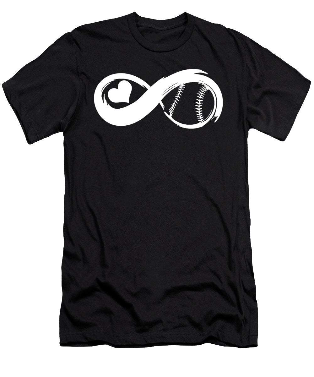 Softball Infinity Baseball Pitcher Catcher Bat Gift Thomas Larch T-Shirt