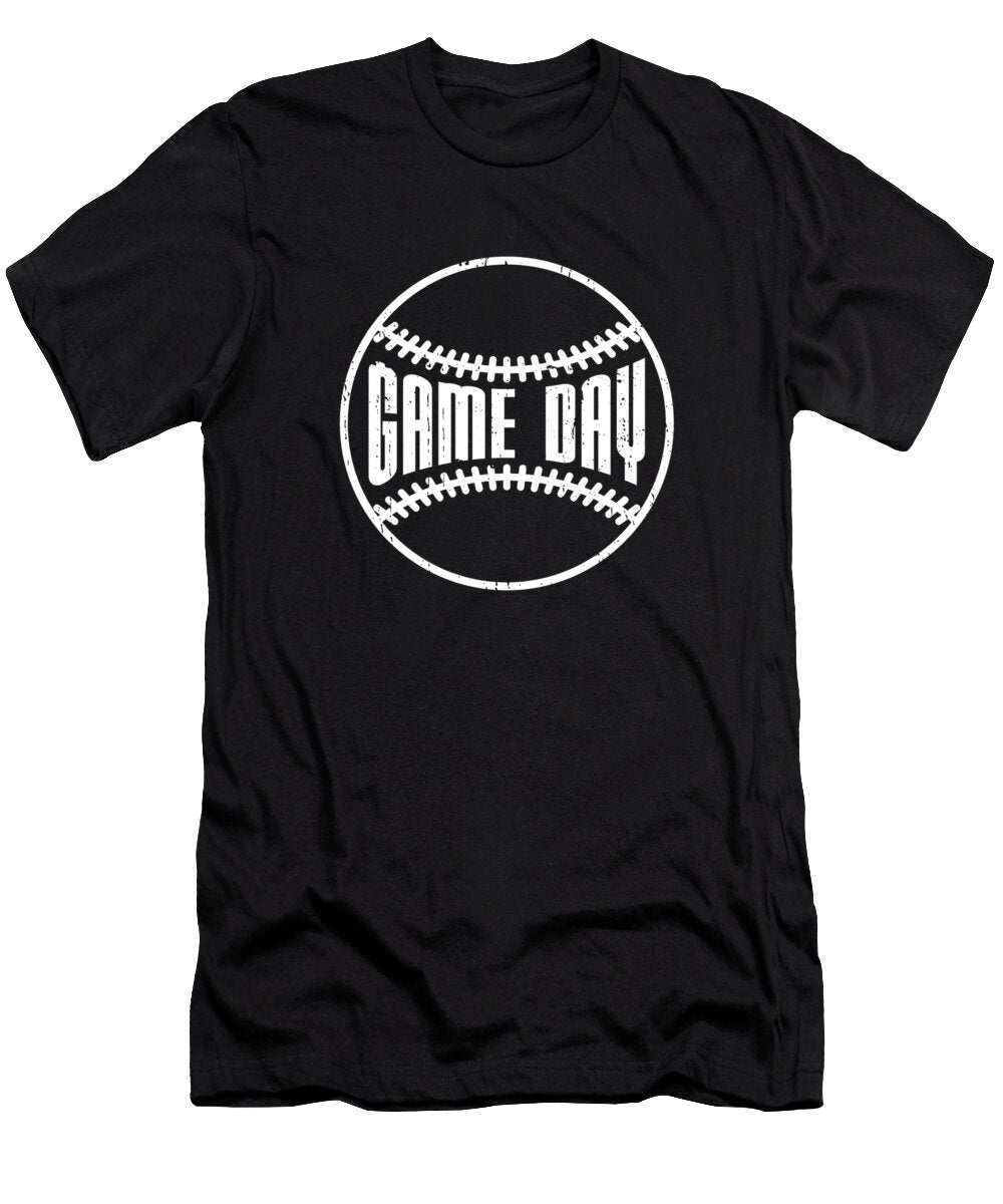 Softball Pitcher Batter Catcher Game Day Crazy Squirrel T-Shirt
